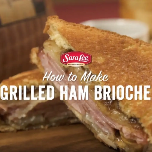 How to Make Grilled Ham Brioche